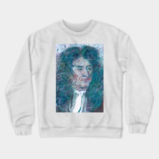 JEAN DE LA FONTAINE oil portrait Crewneck Sweatshirt